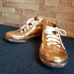 JIMMY CHOO ジミーチュウ スニーカー シューズ 靴 ゴールド