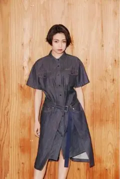 【12/10まで】二階堂ふみ着用 sacai×A.P.C.コラボ完売ワンピース