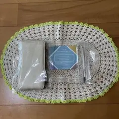 ✨新品未使用品✨ESTELLE✨レザー調コンパクトメイクケース　ポーチ　ブラシ付