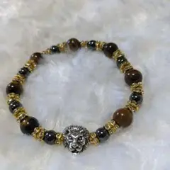 ❤️本日限り！❤️ライオンブレスレット/ハンドメイド！
