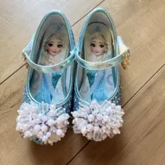 キッズ　バレエシューズ　エルサ　アナ雪