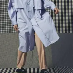 メゾンスペシャル　メンズ　ウールストレートパンツ