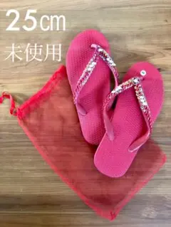 未使用★ ビーチサンダル　レディース　25㎝