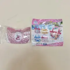 サンリオ プールバック風 ミニポーチ2 マロンクリーム