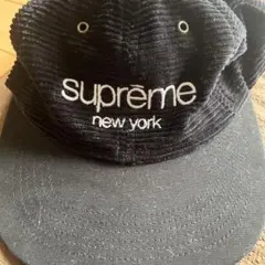 supreme コーデュロイ シックスパネルキャップ
