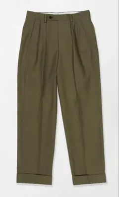 グレー British made スラックス 風、抜ける”スラックス/ウォッシャブル/杢チャコールグレー