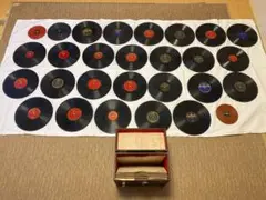 【値下中】SPレコード26枚　収納ケース付き