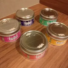 KUSMI TEA 空き缶5個セット 小物入れに♪