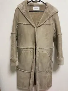 moussy マウジー ムートン ロングコート
