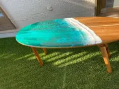 『海のサーフボードテーブル』♯サイドテーブル♯海♯海風インテリア