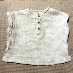 ワッフル生地タンクトップ