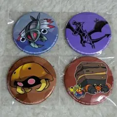 ポケモン化石博物館　缶バッジ4個セット