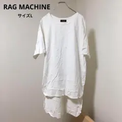 オシャレＴシャツ　RAGMACHINE/ラグマシーン 後ろ長め　Ｔシャツ　無地