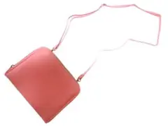 値下げしました!!FURLA ピンクオレンジショルダーバッグ