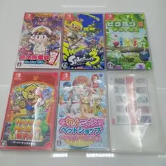 NintendoSwitch ニンテンドースイッチ ソフト空ケース ６本セット