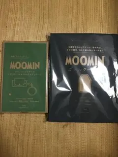 ムーミン メガネケース＆マルチコインケース、ボトルクーラーセット。