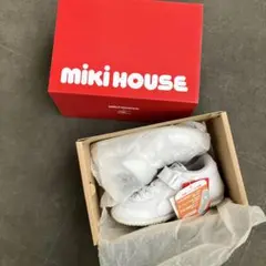 MIKI HOUSE ✖️MIZUNO ホワイト スニーカー 18㎝