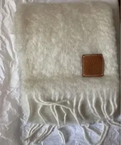 LOEWE ロエベ ホワイト マフラー
