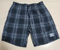 Speedo メンズ 水着 海パン ハーフパンツ チェック ポケット付 Lサイズ