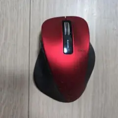 【ジャンク品】ELECOM EX-G ワイヤレスマウス レッド