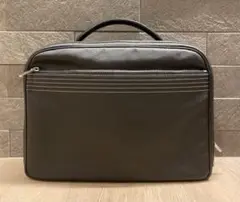 【美品】LOEWE ビジネスバッグ ブリーフケース ブラック レザー 通勤用