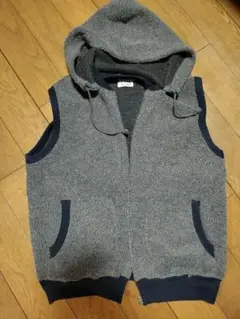 STEVENSON OVERALL 中綿カモフラリバーシブルベスト 38 STEVENSON OVERALL 中綿カモフラリバーシブルベスト 38