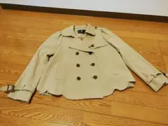 フランシュリッペ☆裾フリル☆ショートトレンチコート