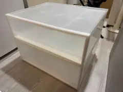 【直接引き取り限定】無印良品 ポリプロピレン 衣装ケース 衣類収納ケース ワイド