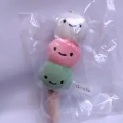 にっこりーノ　和菓子のぬいぐるみ　三色団子　ガチャ