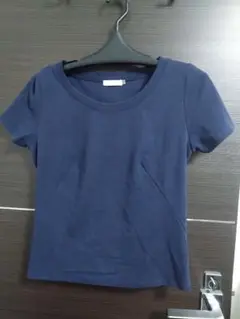 overE ネイビー 半袖Tシャツ U65