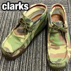 クラークス Clarks メンズ スニーカー カモフラ柄 27cm