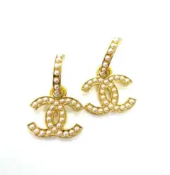 CHANEL シャネル ピアス パール ココマーク