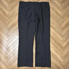 W41L30実寸 ラングラー ランチャー Wrangler スラックス ブラック