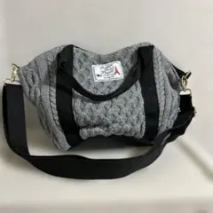アフタヌーンティーリビング　ニットショルダーバッグ　2ウェイ