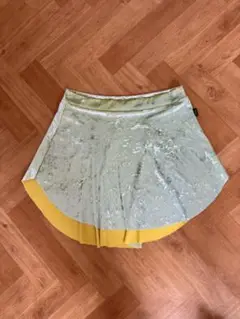 toi dance wear ベルベットプルオンスカート クリームソーダ