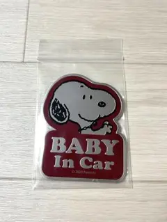 SNOOPY アルミマグネット　セーフティサイン