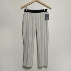 新品 エムフィル クロップドパンツ イージートラウザーズ 麻混 38