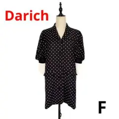 Darich ダーリッチ ドットパフスリーブジャケットワンピース 5025
