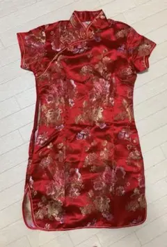 チャイナドレス赤