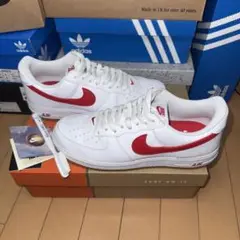 送料込 NIKE AIR FORCE 1 LOW RETRO 40周年 白/赤