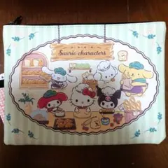 【新品未使用】サンリオキャラクター ズ フラットポーチ