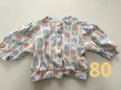 花柄カーディガン　80サイズ