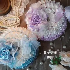 ＊641＊布リース　ファブリックリース　玄関リース