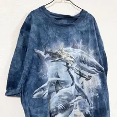 THE MOUNTAIN シャーク ジョーズ タイダイ コットン100%