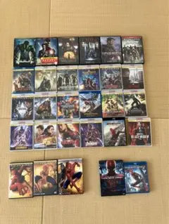 スパイダーマン MARVEL 24作品 Blu-rayu0026DVDセット