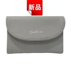 ✨新品✨Cath Kidston 二つ折り財布 グレー コンパクト 10×15