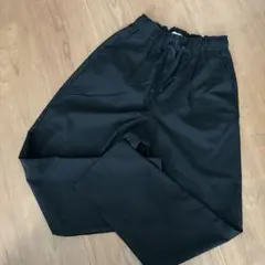 値下げ！グローバルワーク　サマラクテーパードパンツ　黒　150