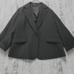 a1032【大きいサイズ】美品　アッドルージュ　テーラードジャケット　19ABR