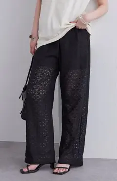 【美品】カットレースパンツ［mystic］