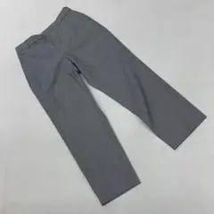 23区 スラックス グレー チェック柄 ストレート カジュアル オフィス 40